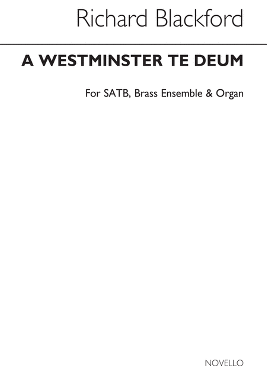 A Westminster Te Deum (Brass Ensemble Parts) Brass Ensemble scores gallery preview page 1