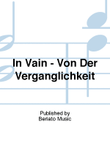 In Vain - Von Der Verganglichkeit
