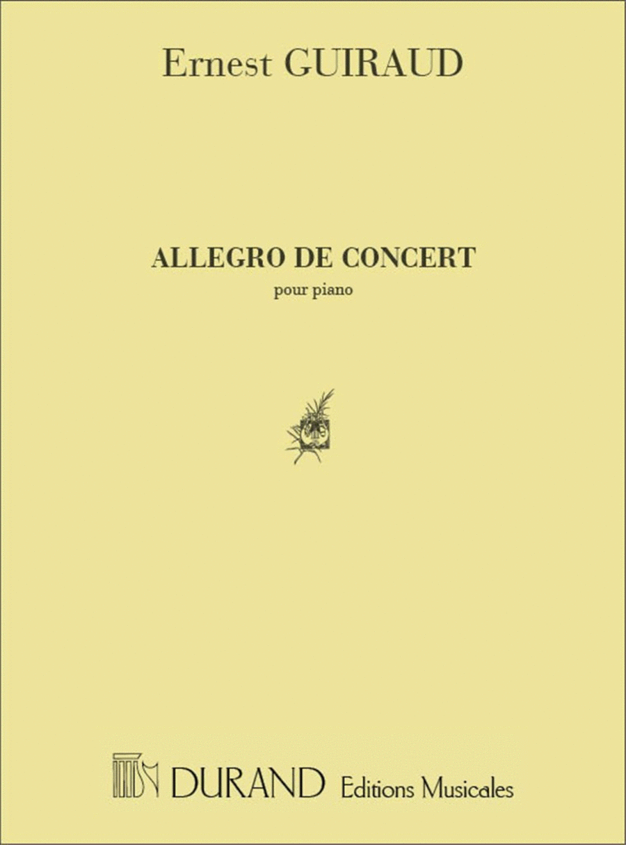 Allegro De Concert Piano Piano Solo scores gallery preview page 1