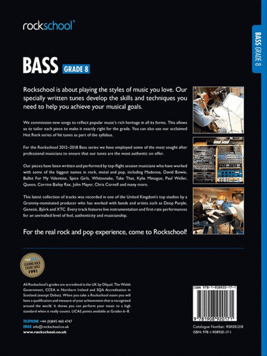 Rockschool Bass - Grade 8 (2012) Bass Guitar scores gallery preview page 3