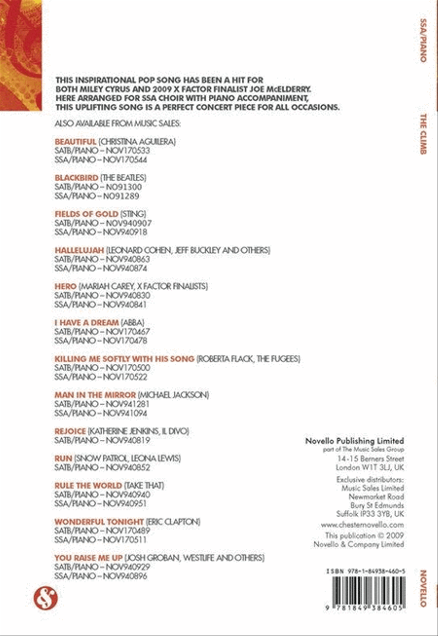 The Climb (SSA/Piano) SSA scores gallery preview page 2