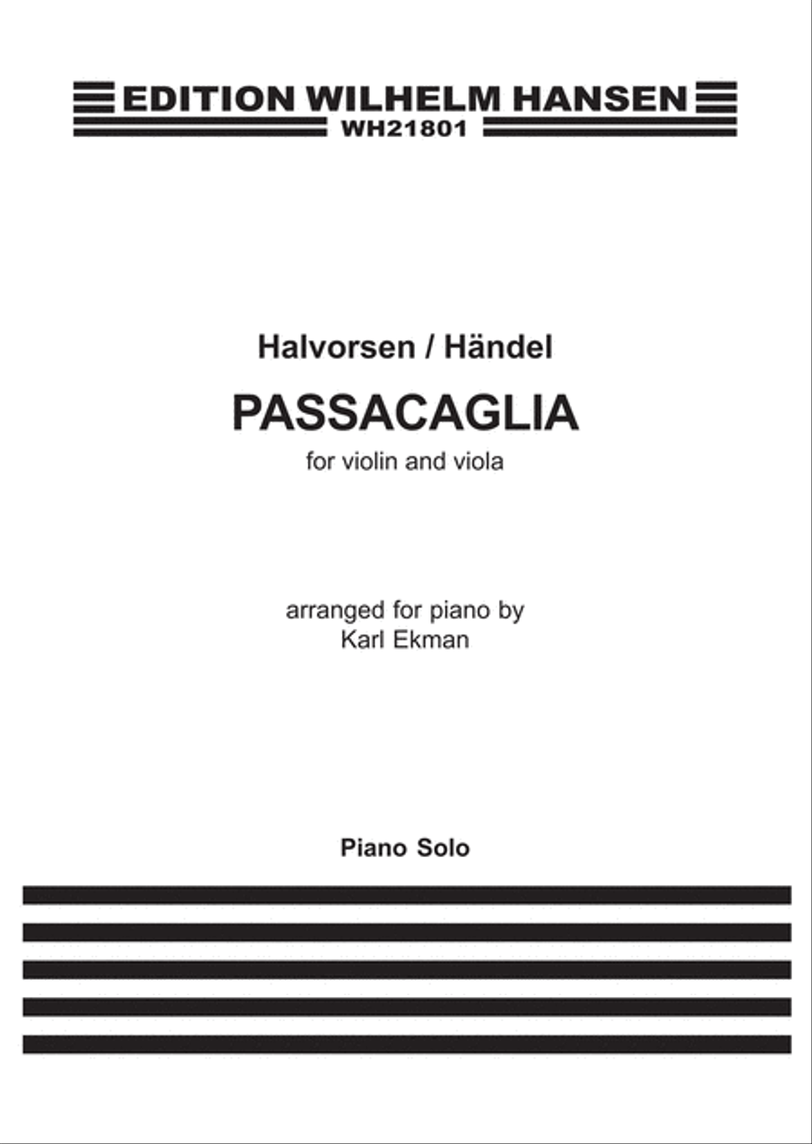 Passacaglia Piano Solo scores gallery preview page 1