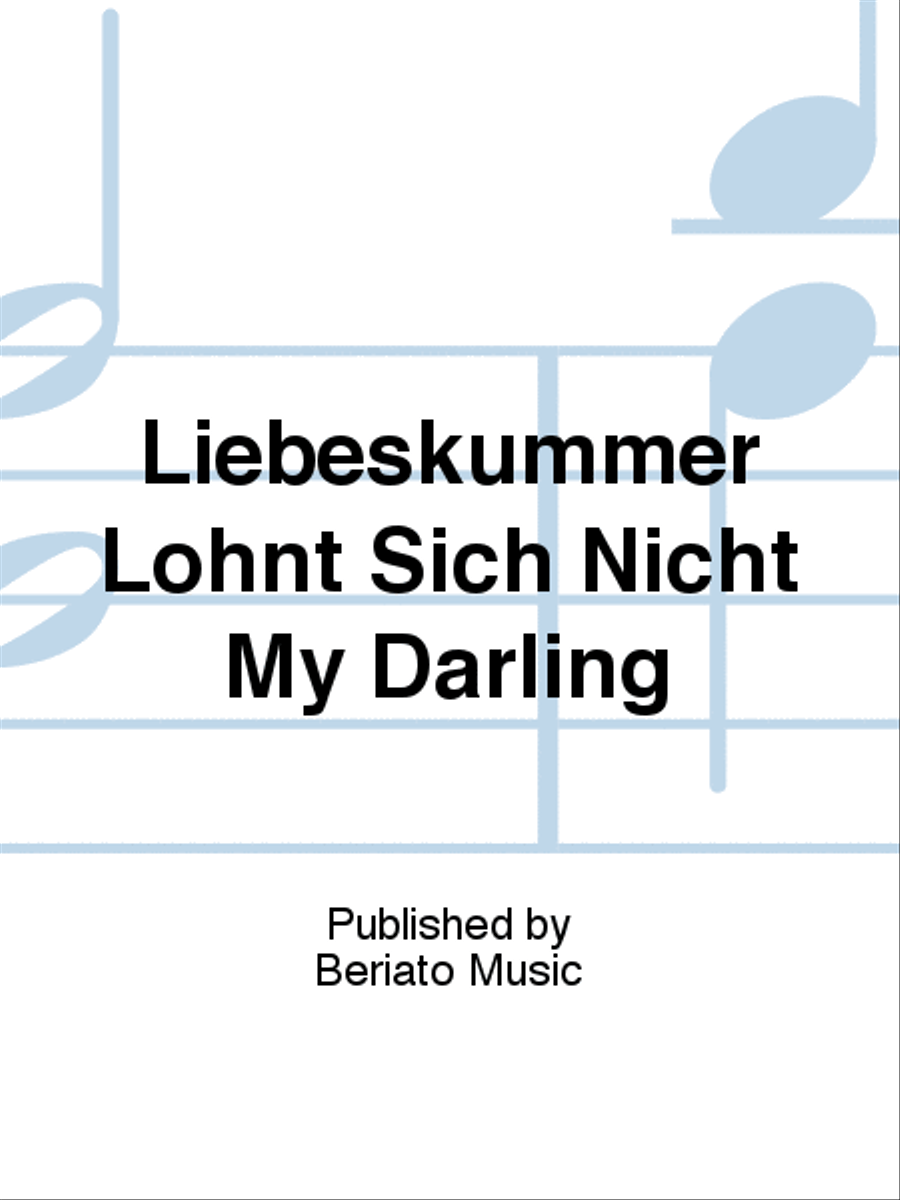Liebeskummer Lohnt Sich Nicht My Darling Concert Band scores gallery preview page 1