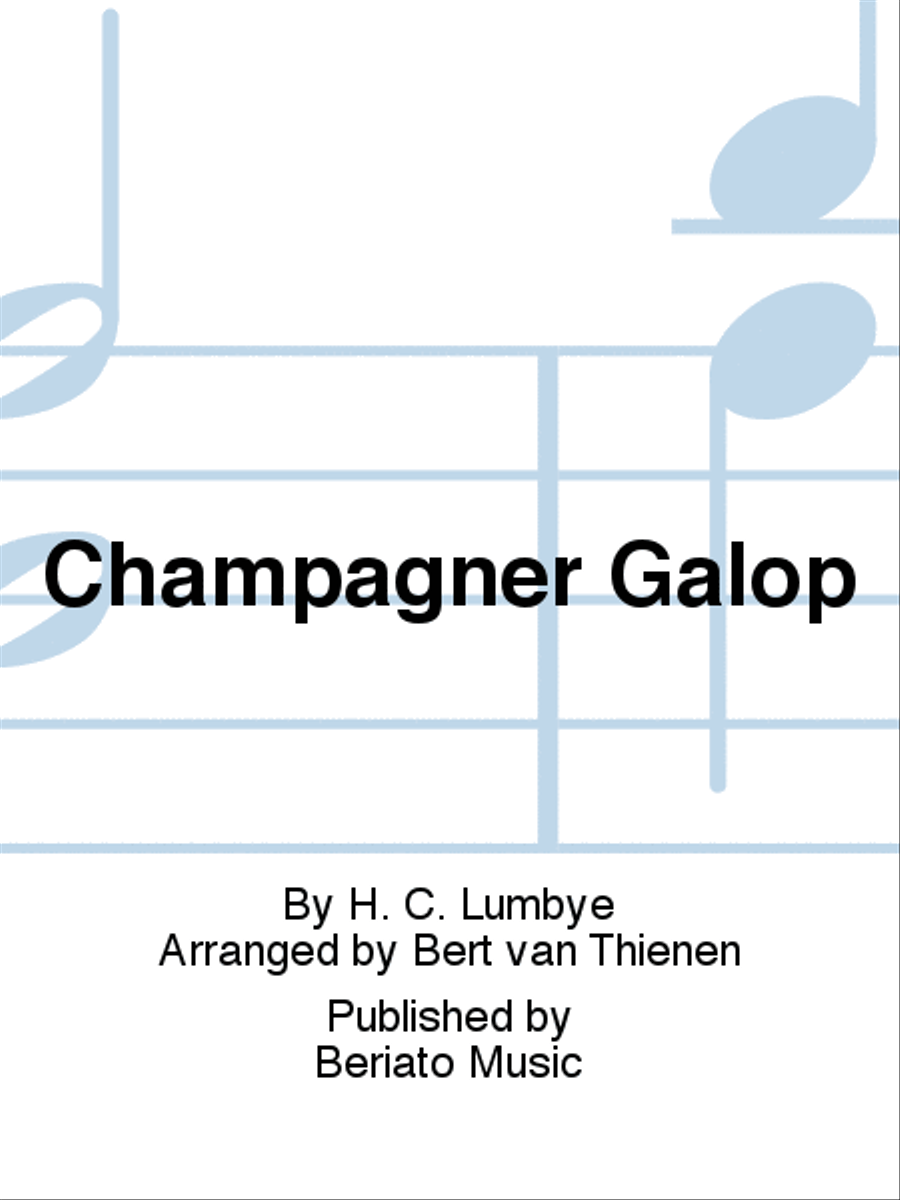 Champagner Galop Concert Band scores gallery preview page 1