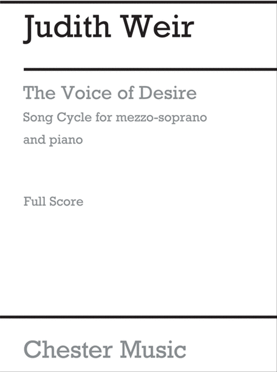 The Voice Of Desire Soprano Voice scores gallery preview page 1