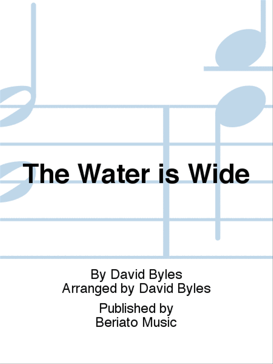 The Water is Wide Concert Band scores gallery preview page 1