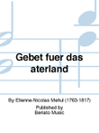 Gebet fuer das aterland