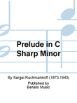 Prelude In C Sharp Minor