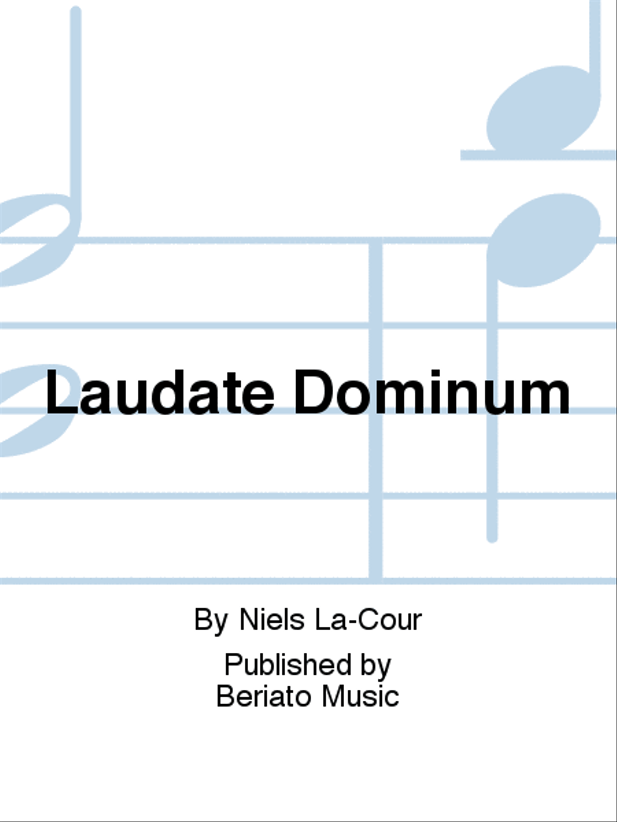 Laudate Dominum 4-Part scores gallery preview page 1