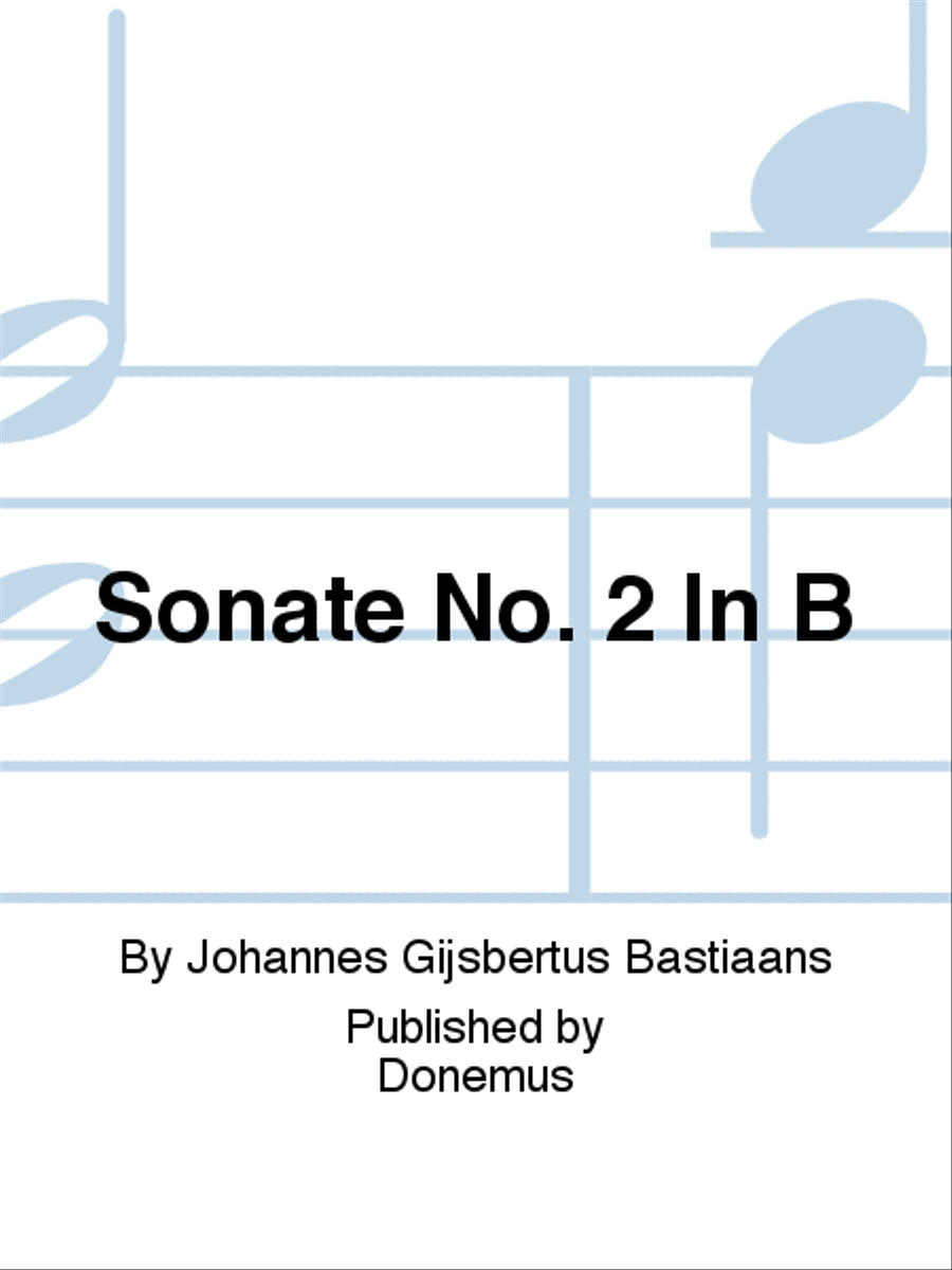 Sonate No. 2 In B Organ scores gallery preview page 1