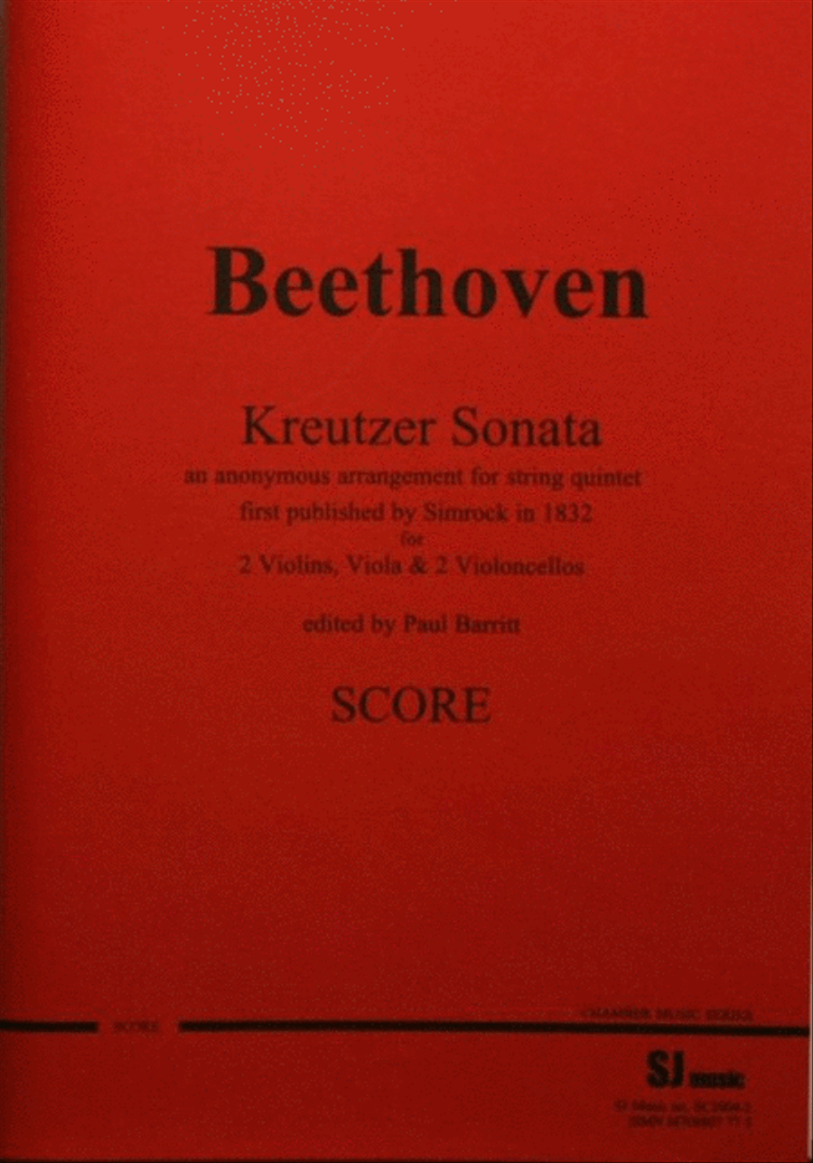 Kreutzer Sonata Arr. String Quintet String Quintet scores gallery preview page 1