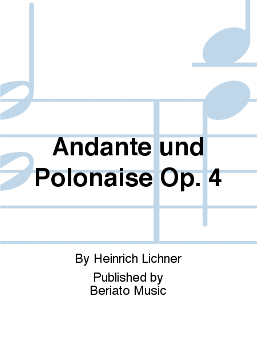 Andante und Polonaise Op. 4 Piano Solo scores gallery preview page 1