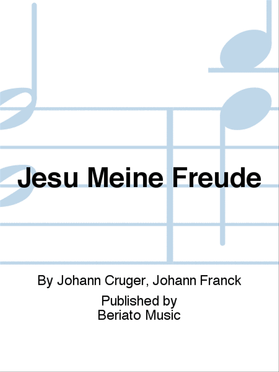Jesu Meine Freude Choir scores gallery preview page 1