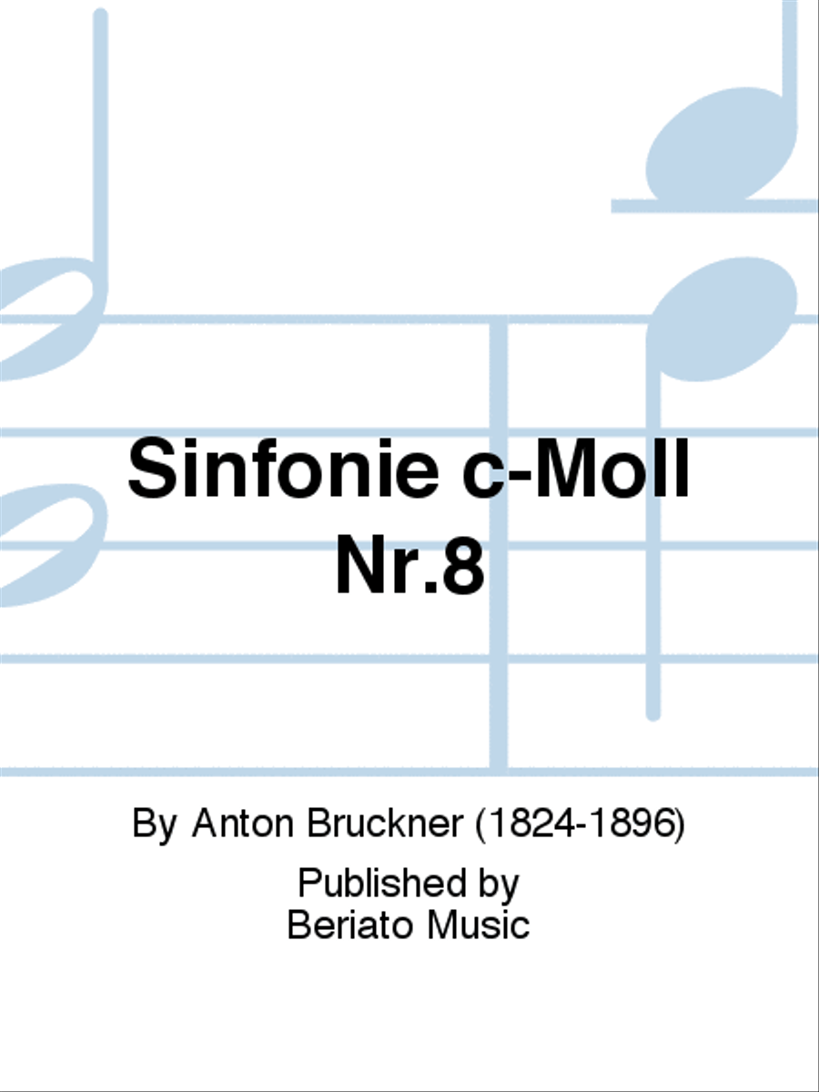 Sinfonie c-Moll Nr.8 Orchestra scores gallery preview page 1