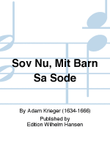 Sov Nu, Mit Barn Så Søde