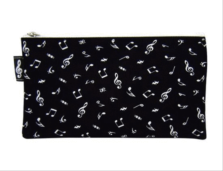 Music Notes Pencil Bag - Rectangular Pens & Pencils scores gallery preview page 1