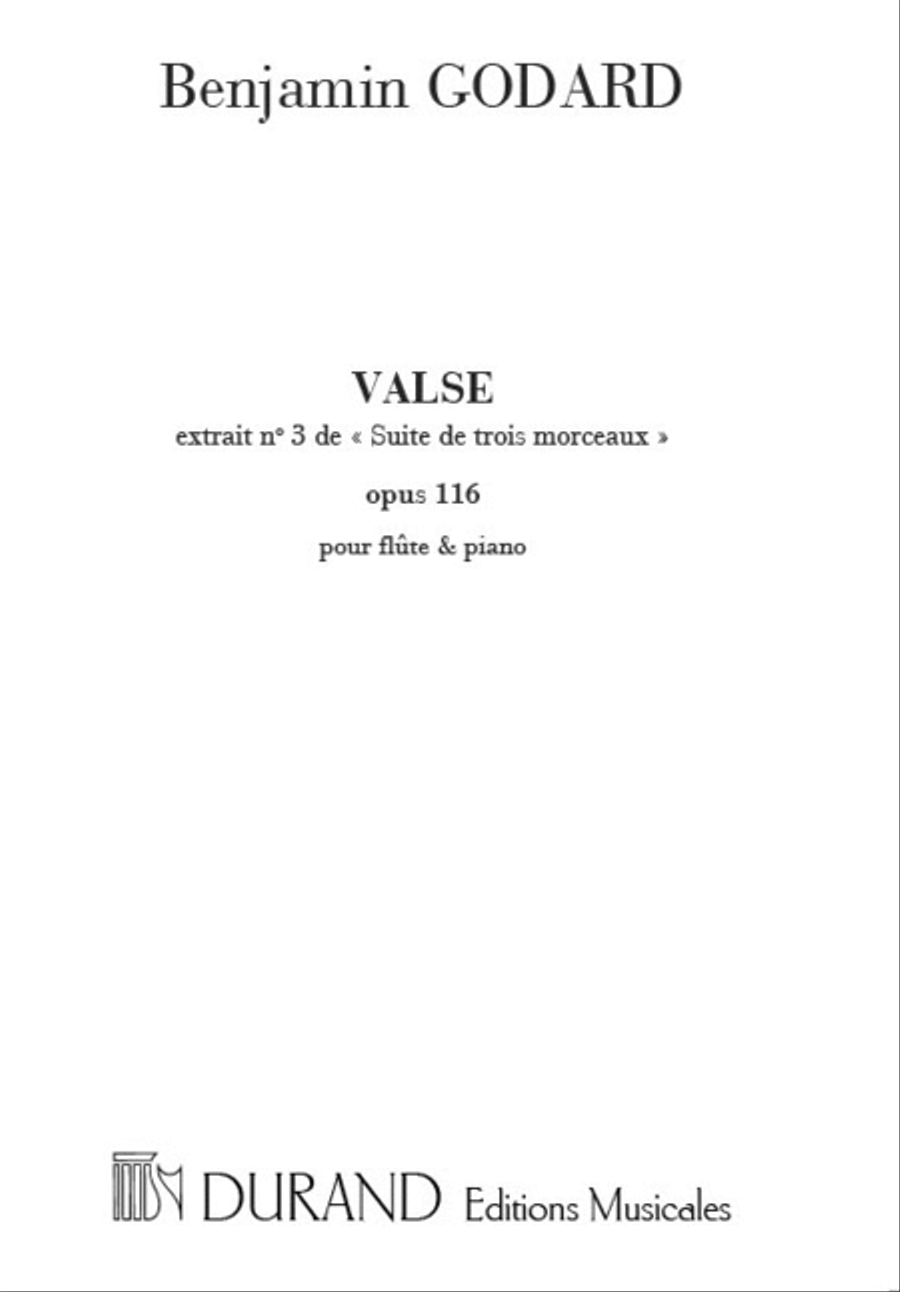 Suite de trois morceaux - Valse No. 3 op. 116 scores gallery preview page 1
