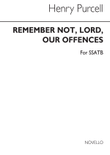Remember Not O Lord, Our Offences