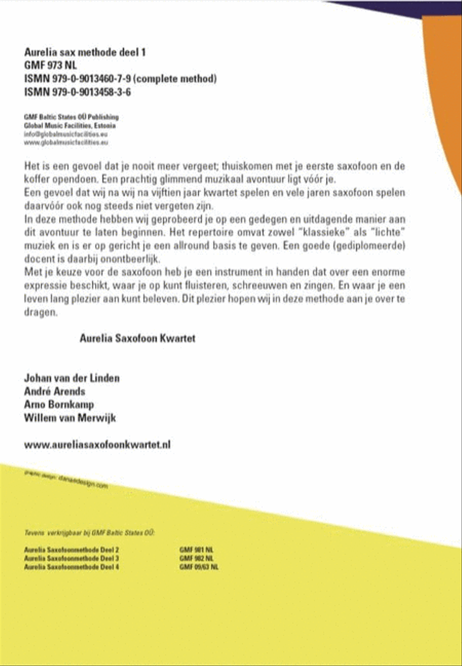 Aurelia Saxofoonmethode Deel 1 Saxophone scores gallery preview page 2
