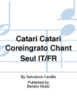 Catari Catari Coreingrato Chant Seul IT/FR