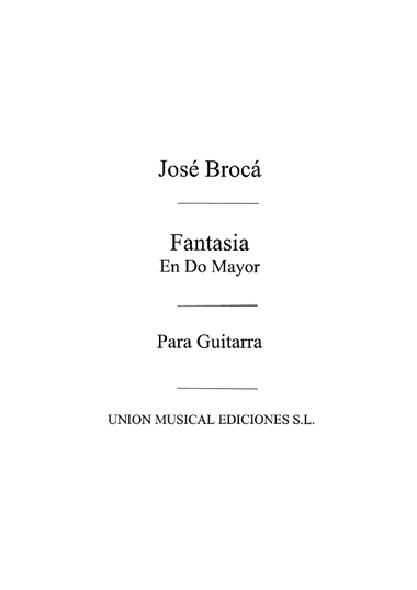 Fantasia En Do Mayor