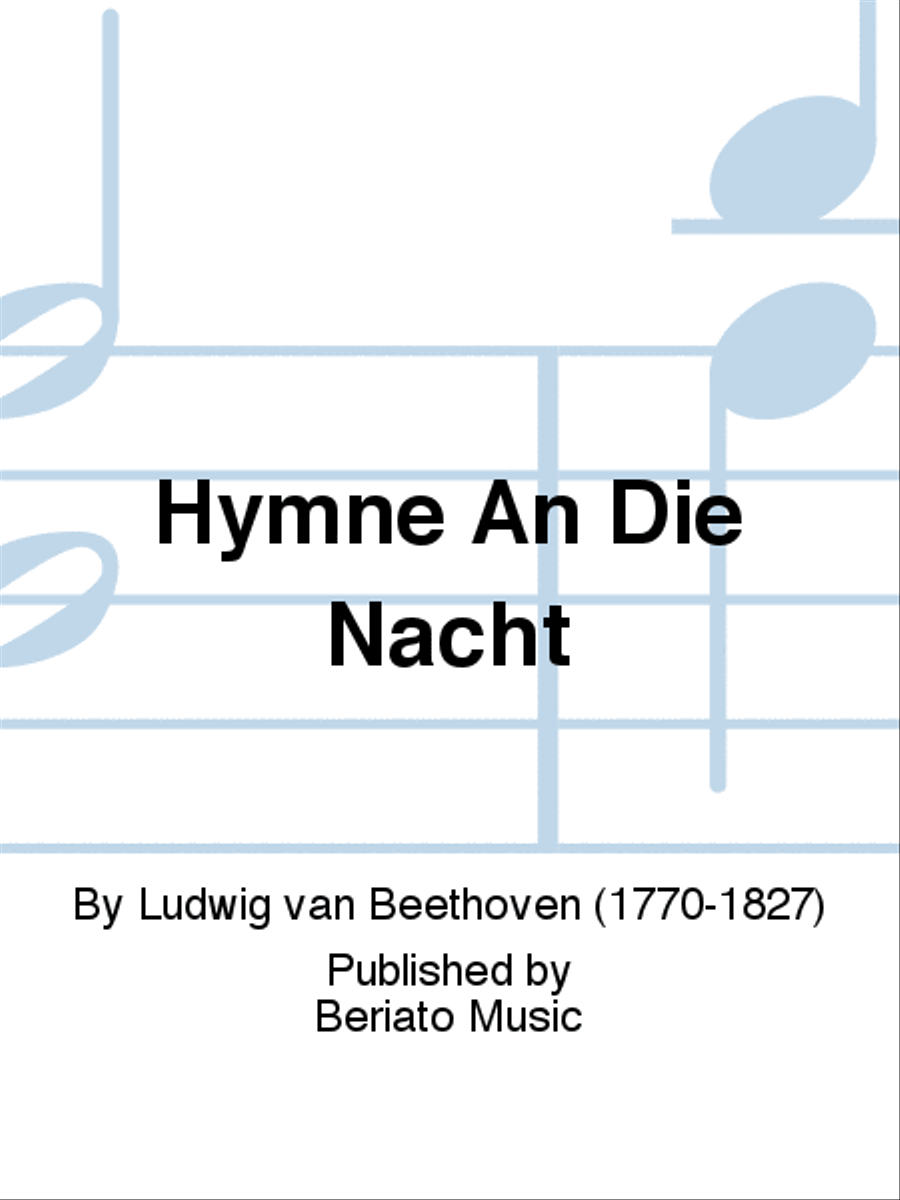 Hymne An Die Nacht SSAA scores gallery preview page 1