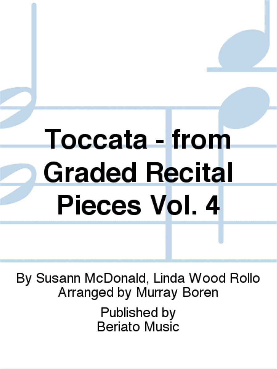 Toccata - from Graded Recital Pieces Vol. 4 Orchestra scores gallery preview page 1