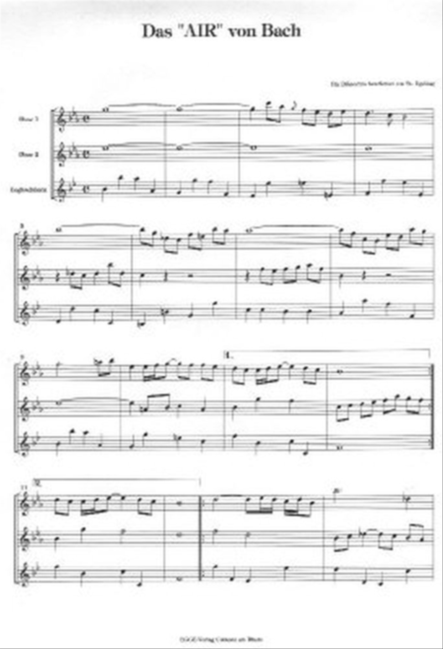 Das Air English Horn scores gallery preview page 1
