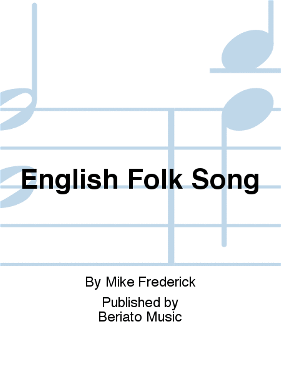English Folk Song Brass Band scores gallery preview page 1