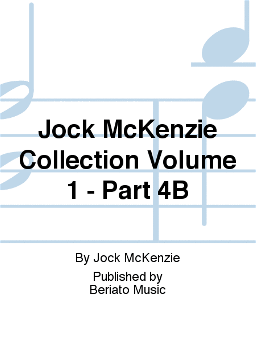 Jock McKenzie Collection Volume 1 - Part 4B Part scores gallery preview page 1