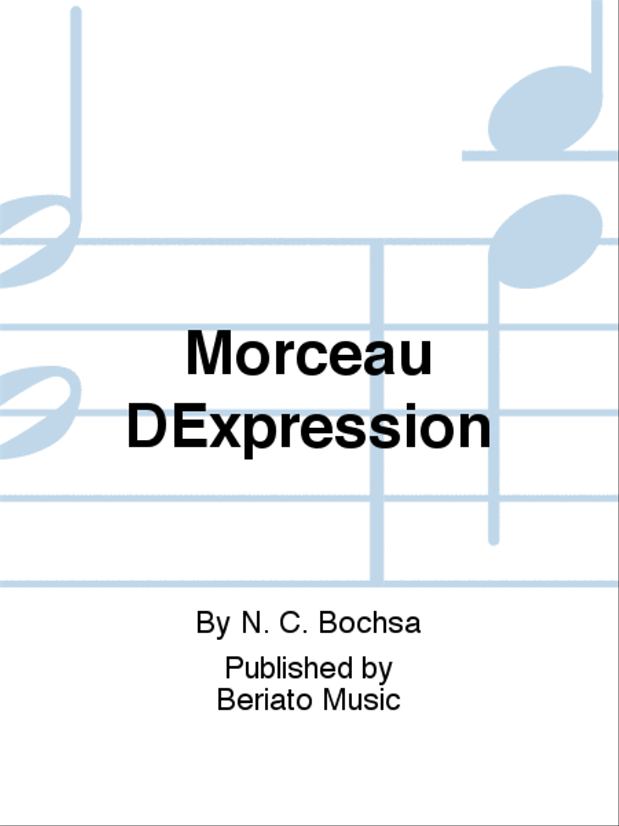 Morceau DExpression Harp scores gallery preview page 1
