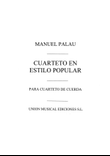 Cuarteto En Estilop Popular String Quartet