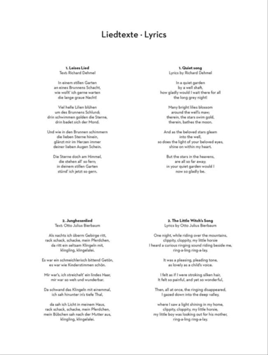 Funf Lieder op. 39 Voice Solo scores gallery preview page 3