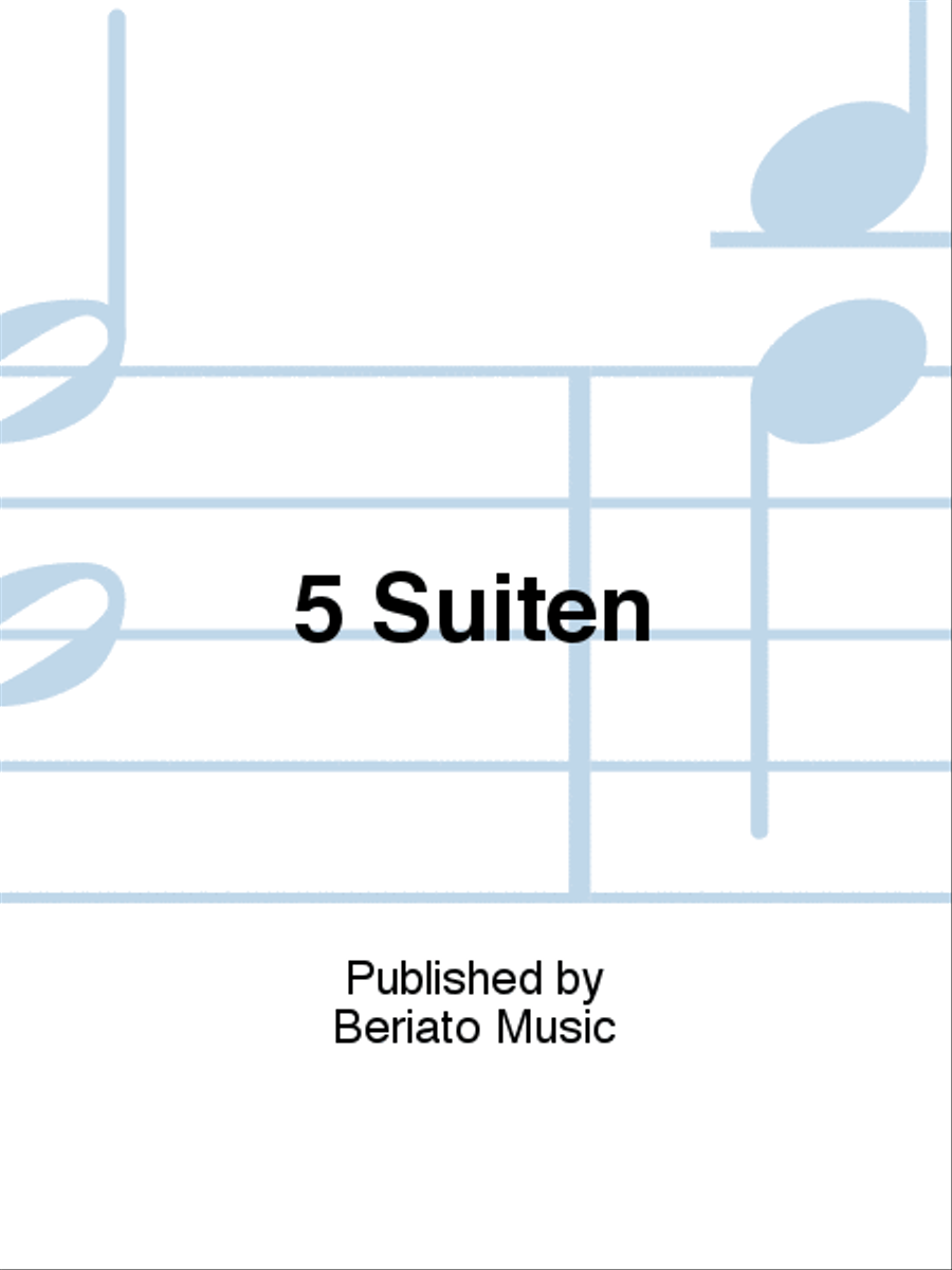 5 Suiten Violin scores gallery preview page 1