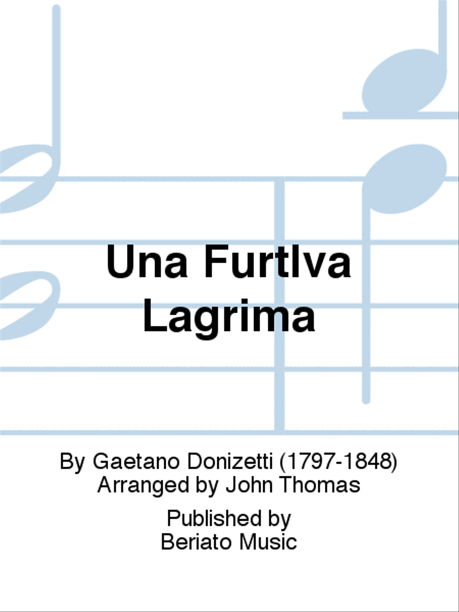 Una FurtIva Lagrima Harp scores gallery preview page 1