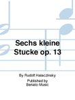 Sechs kleine Stücke op. 13
