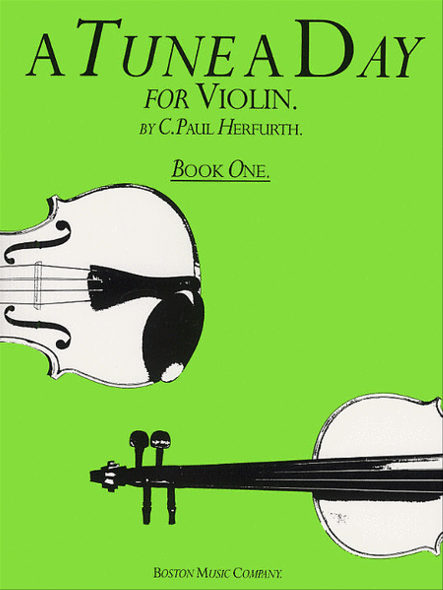 A Tune A Day For Violin Book One Violin Solo scores gallery preview page 1