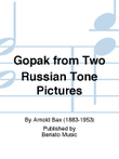 Gopak from Two Russian Tone Pictures