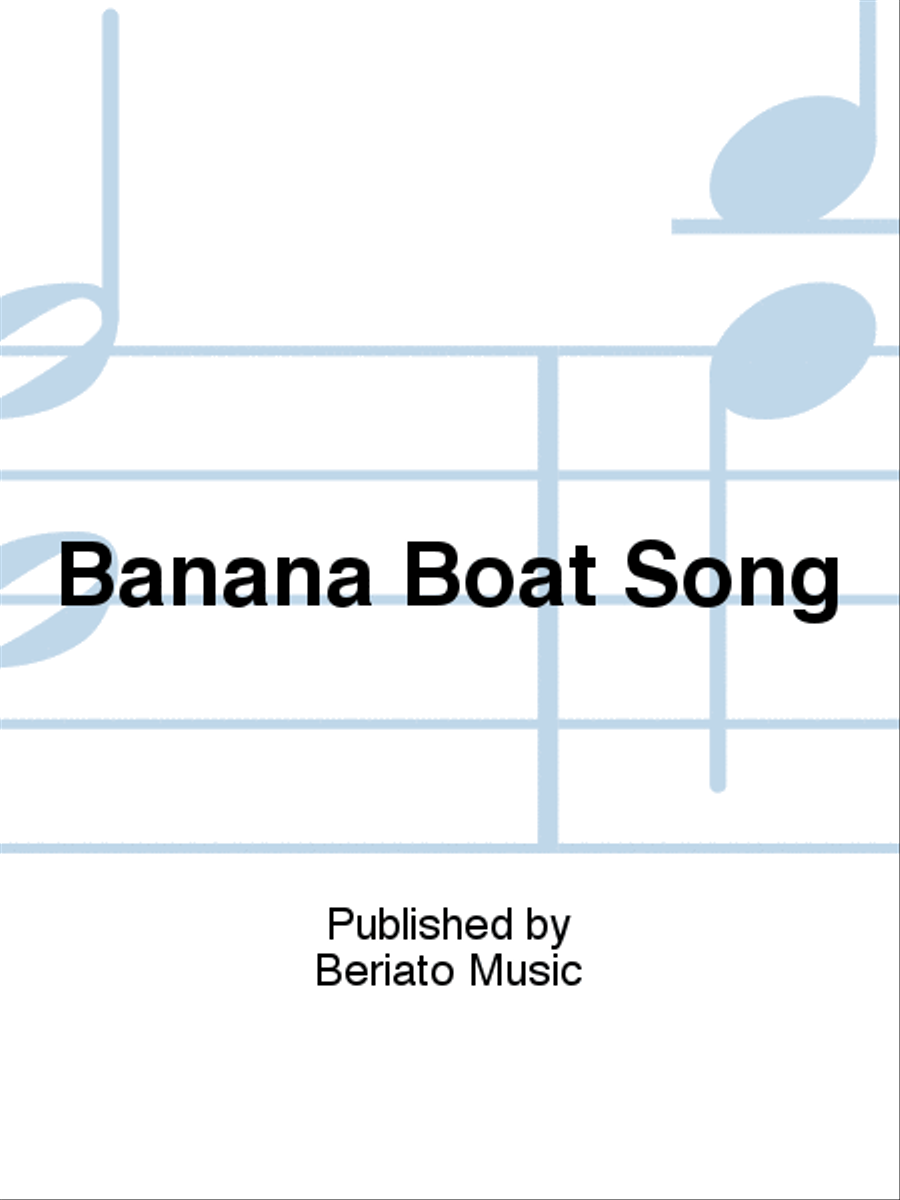 Banana Boat Song Choir scores gallery preview page 1