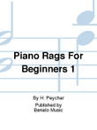 Piano Rags For Beginners 1