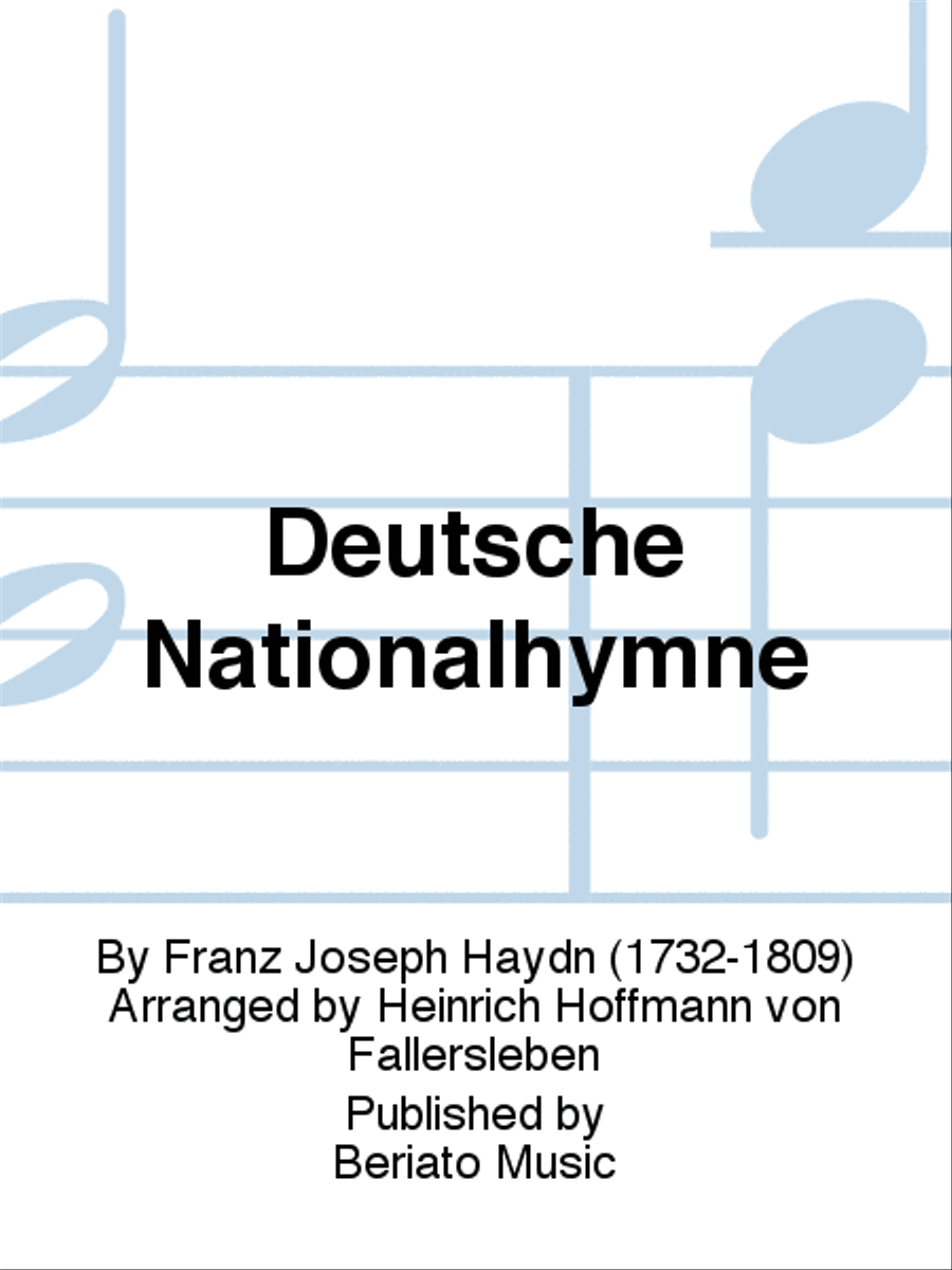 Deutsche Nationalhymne Choir scores gallery preview page 1