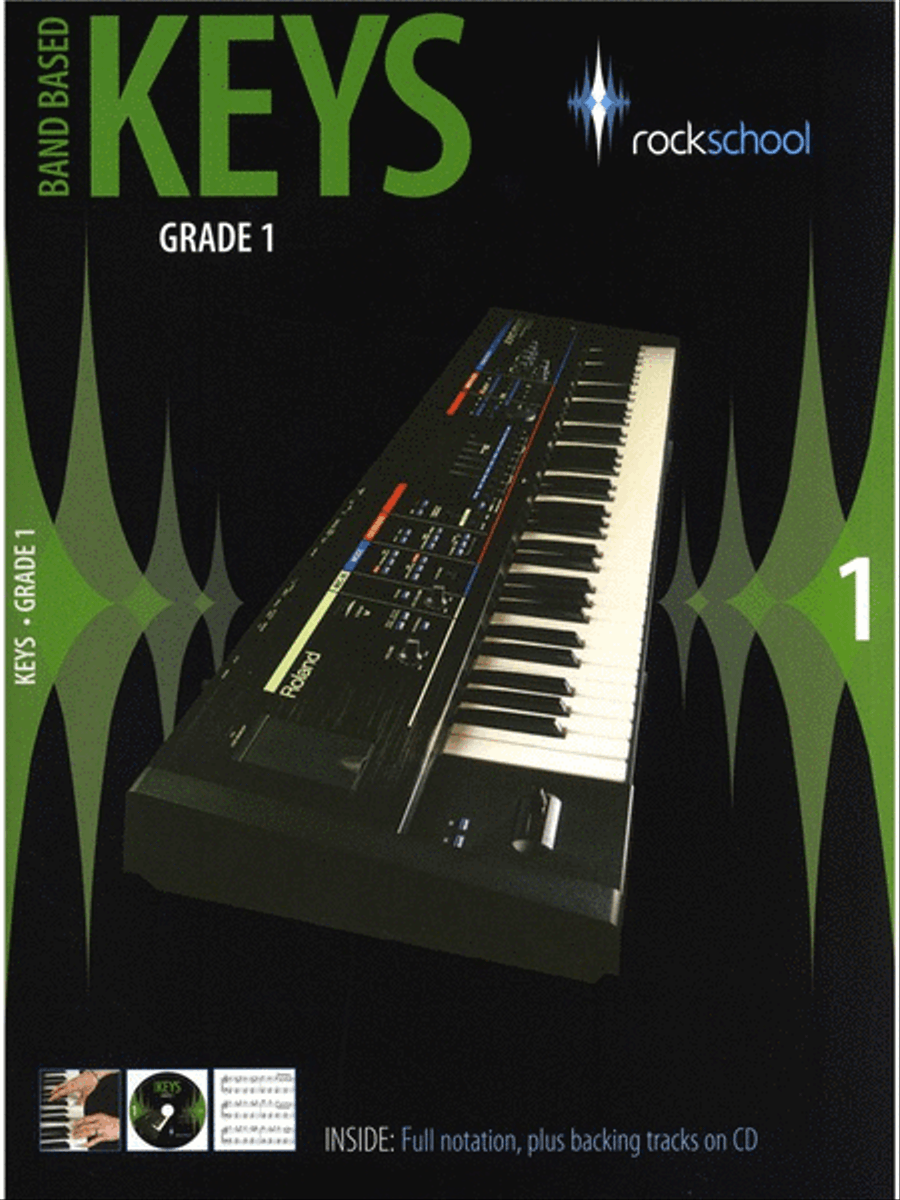 Rockschool: Band Based Keys - Grade 1 Piano scores gallery preview page 1