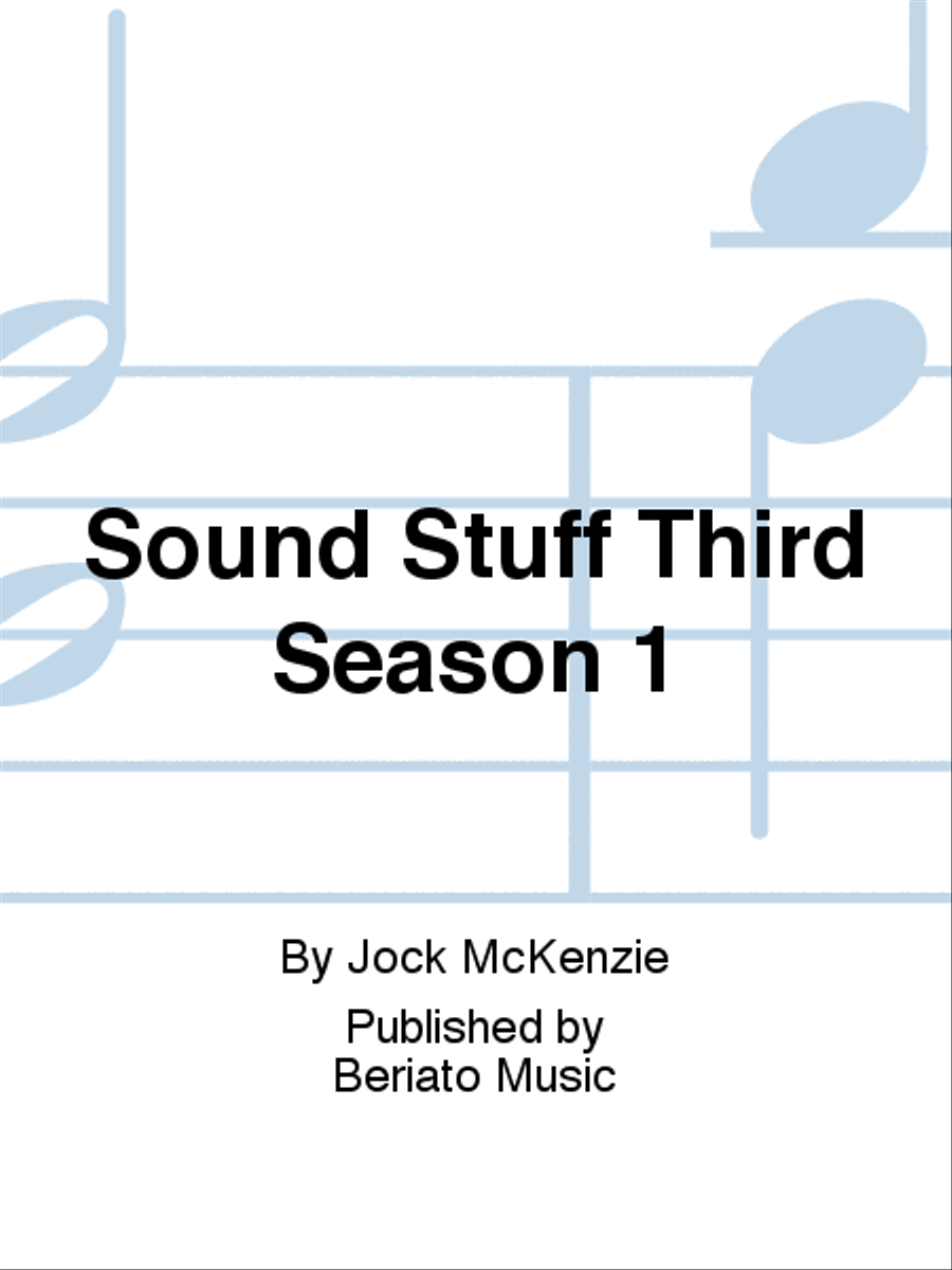 Sound Stuff Third Season 1 Orchestra scores gallery preview page 1