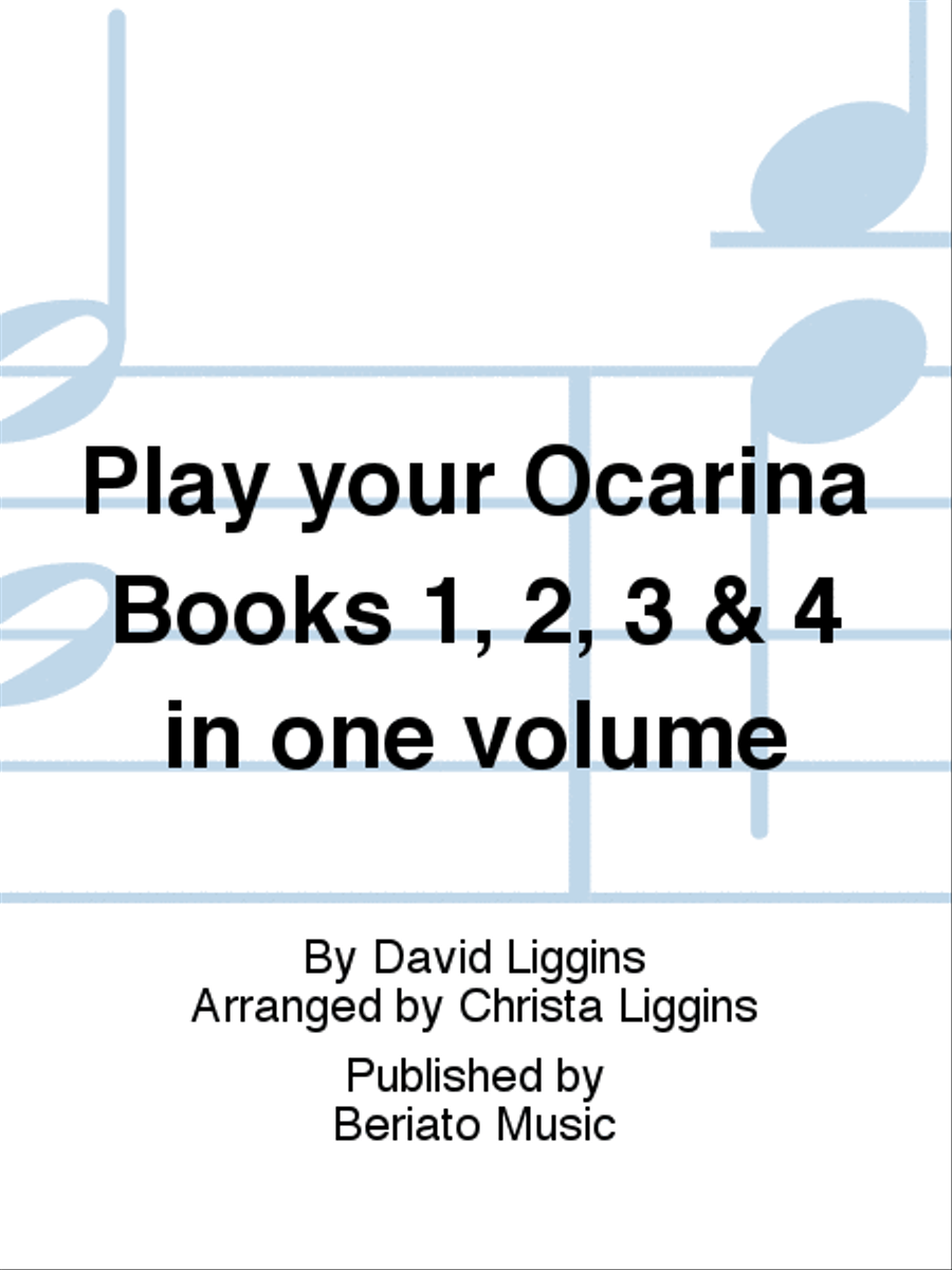 Play your Ocarina Books 1, 2, 3 & 4 in one volume ocarina scores gallery preview page 1