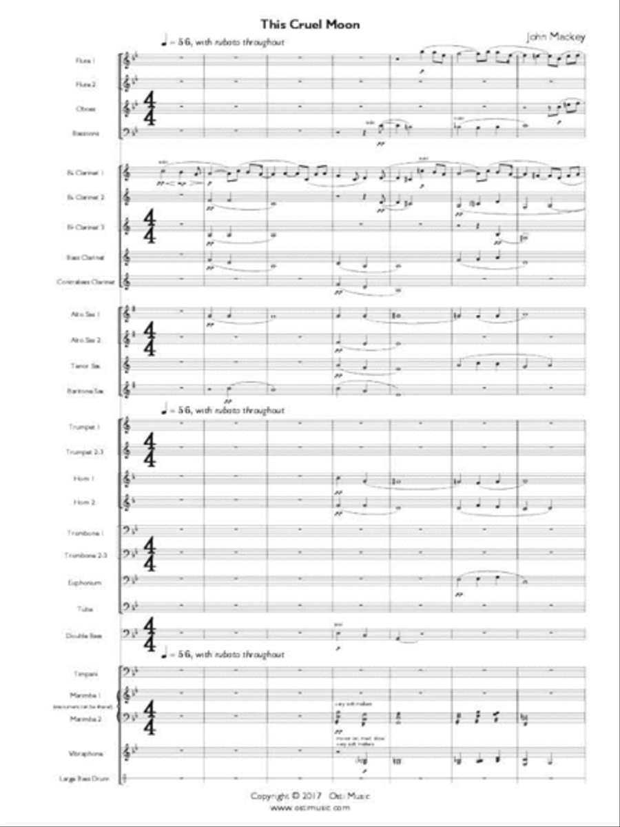 This Cruel Moon Concert Band - Sheet Music page 4
