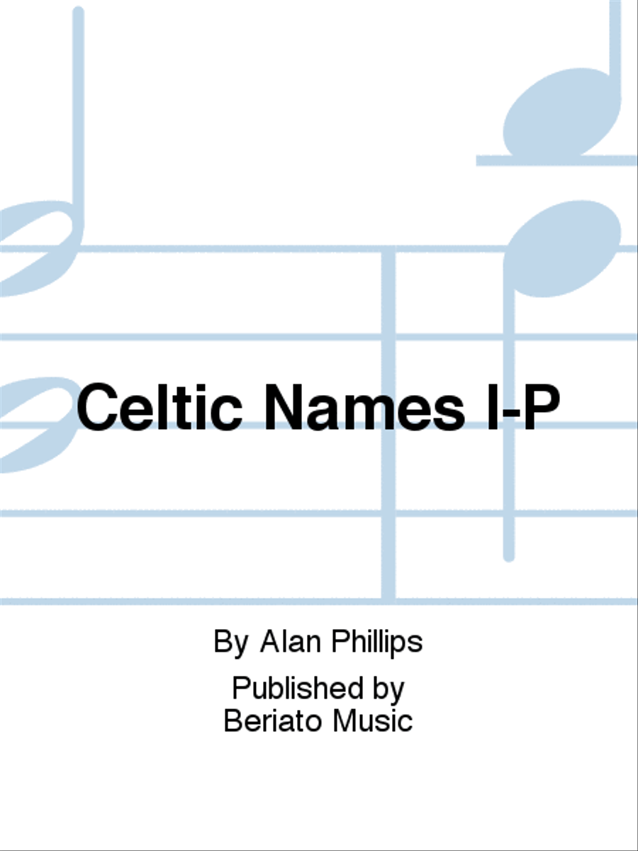 Celtic Names I-P Brass Band scores gallery preview page 1