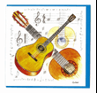 Notelets Pack Of Five - Acoustic Guitar Design