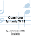 Quasi una fantasia W 19