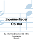 Zigeunerlieder Op.103 mini preview