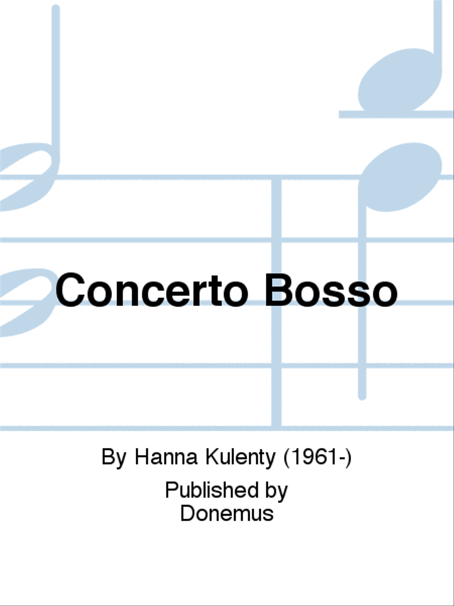 Concerto Bosso String Orchestra scores gallery preview page 1